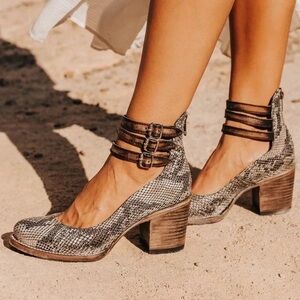 Freebird Randi Ankle Strap Mary Jane Heel